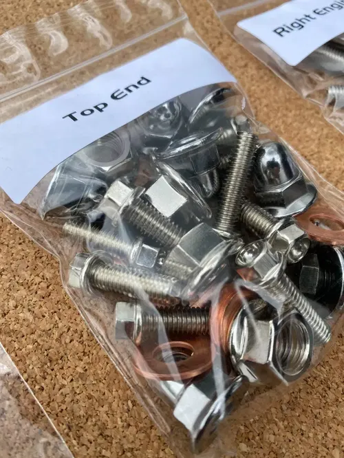 RM80 RM85 Engine Bolt Kit Suzuki RM 65 80 85 100 Specbolt Nickel Wurks Ti Look