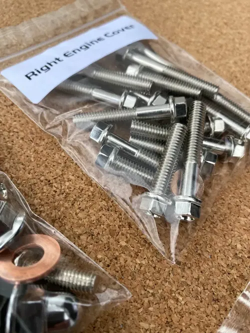 RM80 RM85 Engine Bolt Kit Suzuki RM 65 80 85 100 Specbolt Nickel Wurks Ti Look
