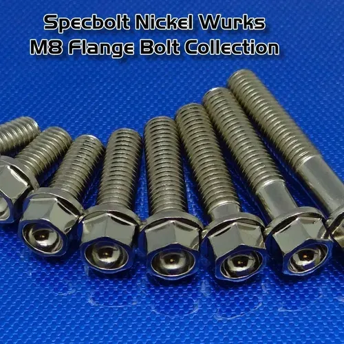 Honda CR Nickel Wurks Bolt Kit CR80 CR85 CR125 CR250 CR500 Titanium Look!
