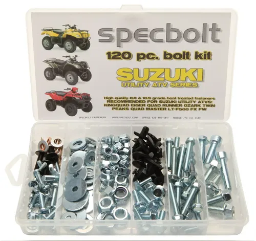 SUZUKI ATV bolt kit King Quad Runner Eiger Vinson Twin Peaks LT-F500 SPECBOLT