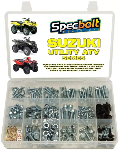 250pc Bolt kit Suzuki ATV King Quad Runner Vinson Ozark Twin Peaks LTF500 4x4