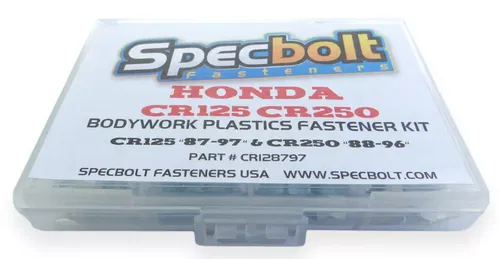 SPECBOLT CR Full Plastics Bolt Kit Honda CR125 "87-97" CR250 "88-96" CR128797
