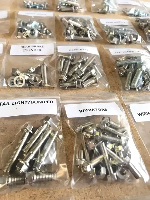 NICKEL WURKS Restoration Bolt kit Honda 1986 ATC250R Forks Engine Body Frame
