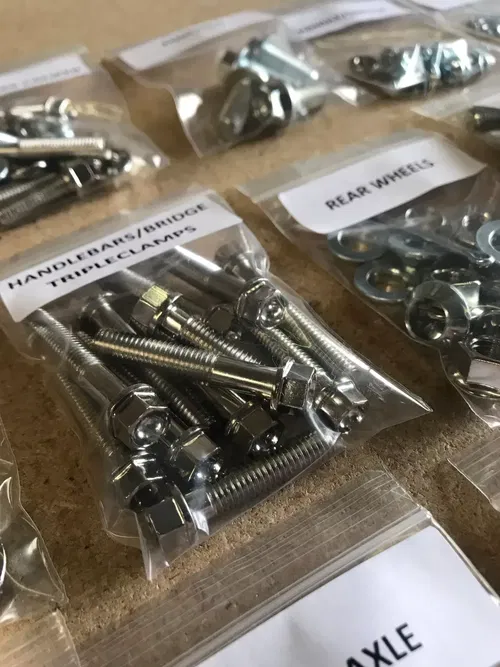 NICKEL WURKS Restoration Bolt kit Honda 1986 ATC250R Forks Engine Body Frame