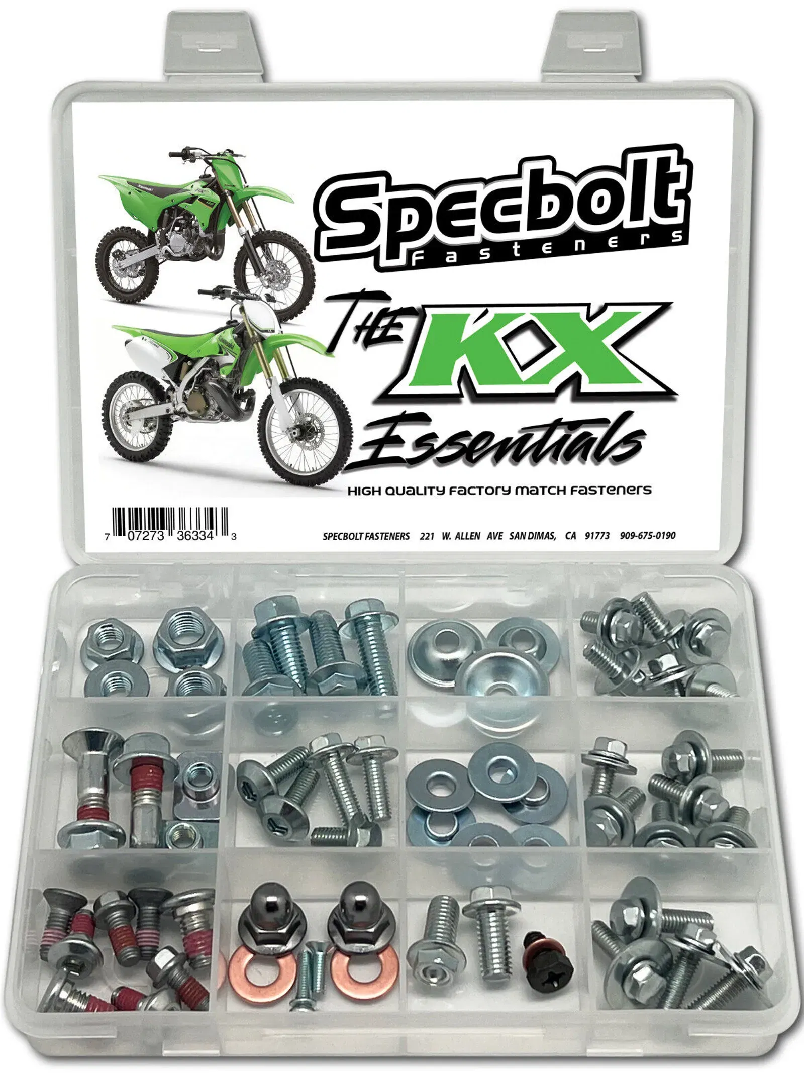 Bolt Kit Kawasaki KX Essentials Track & Trail Seat Subframe