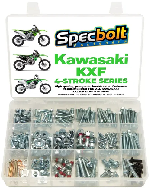 KAWASAKI KX250F Bolt kit KX450F KXF450 KXF250 250 450 fender engine SPECBOLT