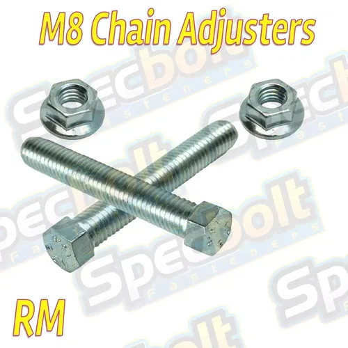 M8 Specbolt heat treated 10.9 Chain Adjuster Bolts Suzuki RM125 RM250 RM 125 250