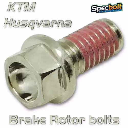 10.9 NICKEL ROTOR BOLTS 12PC BRAKE ROTOR BOLT KIT 01-20 FOR KTM HUSKY HUSABERG