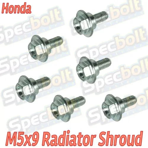 6 pack of Honda M5 Radiator Shroud Bolts '05-'16 CRF250R CRF250X CRF450R CRF450X