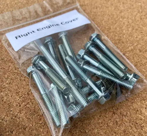 1988 - 1991 LT500R Engine Bolt Kit for Suzuki QUADZILLA Specbolt OE Zinc Finish