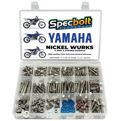 YZF250 YZF450 Nickel Wurks Bolt Kit Yamaha Factory Race Bolts Titanium Look