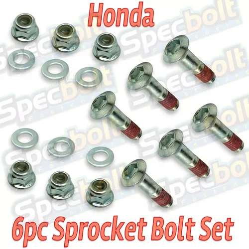 Race Sprocket Bolt Kit Honda CR 80 85 125 250 450 500 10.9 grade
