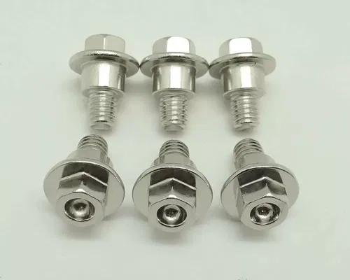 6PC NICKEL WURKS FORK GUARD BOLTS HUSQVARNA FC FE TC TE 50 85 125 250 350 450