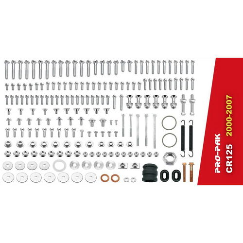 Honda CR125 Complete Bolt Kit 2000-2007 Factory Fit with Instructions