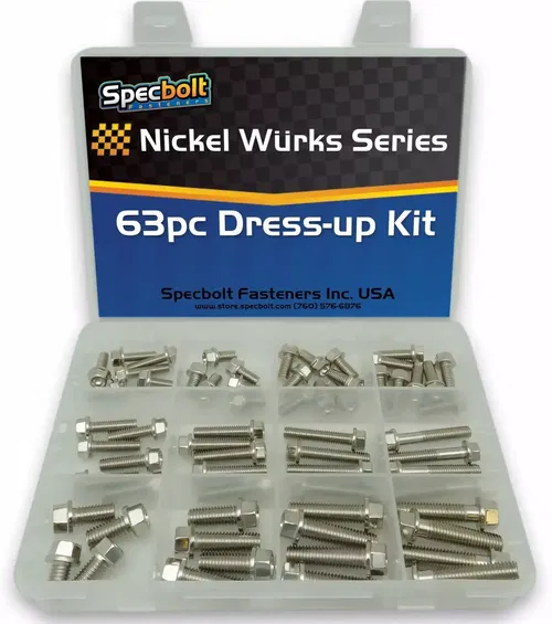 Nickel Plated Bolts  KTM YAM HON KAW SUZ Dress Up Kit Dirt Bike ATV Motorcycle