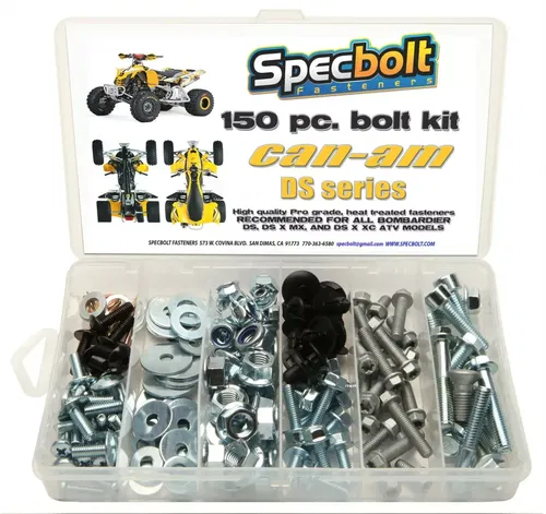 150pc Bolt kit CAN-AM DS 450 ATV DS450 MX XC  X fender engine Bombardier Can Am