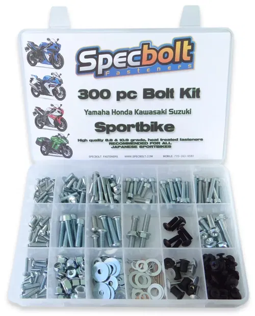 320pc Bolt Kit YAMAHA YFZ-R1 YZF-R6 YFZ 600R 750R 1000R R1 R6 YFZR1 FJ FJR FZR