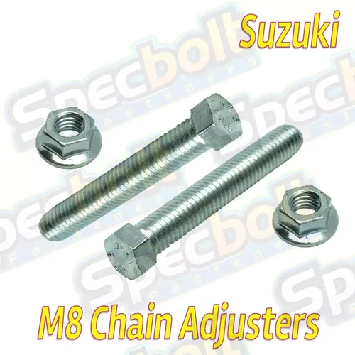 M8 Chain Adjusters Vintage Suzuki RM TM PE DR DS RS GS 125 175 250 370 400 500