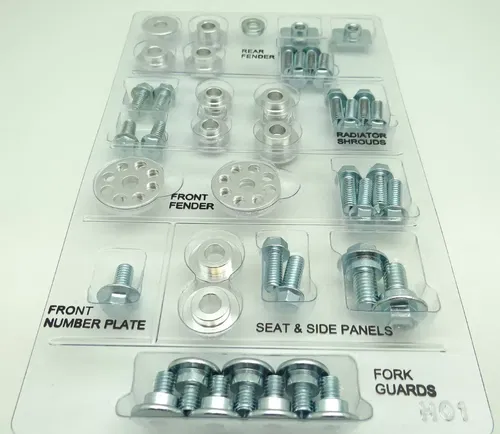 CR Honda KHO-01 Full Plastics Body Bolt Kit 00-07 CR125 CR250 Fenders Shrouds