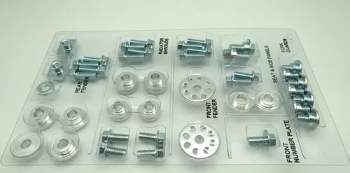 CR Honda KHO-01 Full Plastics Body Bolt Kit 00-07 CR125 CR250 Fenders Shrouds