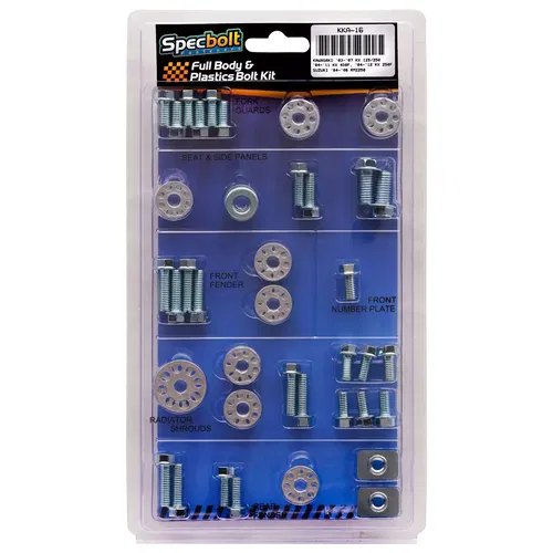 KX KXF Full Body Plastics Bolt Kit KX125 KX250 KX250F KX450F Kawasaki #KKA-16