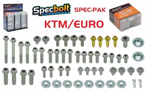 Spec-Pak for KTM Factory Match Bolt Kit SX EX XC EXC 65 85 125 250 300 350 450