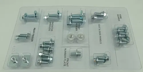 Kawasaki KX KXF Full Body Plastics Bolt Kit #KKA-17 KX125 KX250 KX250F KX450F