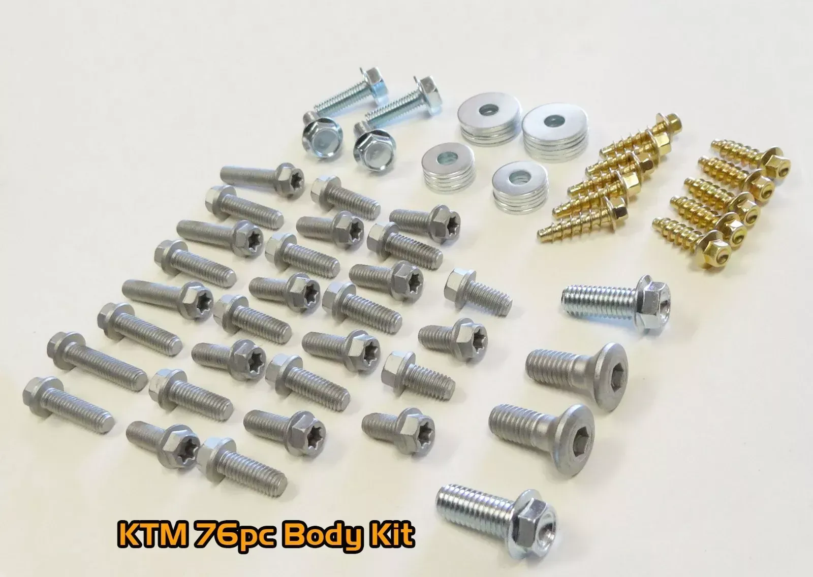 Body Bolt Kit for KTM EXC plastics fenders fork guards 125 250 300 350 450 520