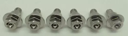 6 SPECBOLT NICKEL PLATED FORK GUARD BOLT KIT FOR KTM SX-F XC-W LC4 MXC 4 Stroke