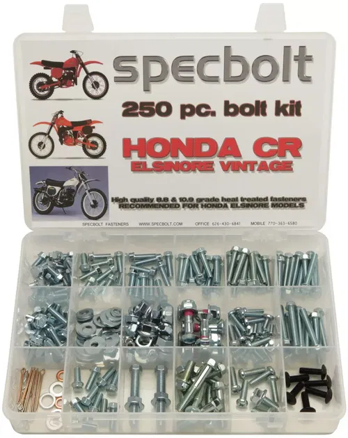 Honda Elsinore Bolt Kit CR125R CR250R MR MT Vintage CR125M CR250M RESTORE