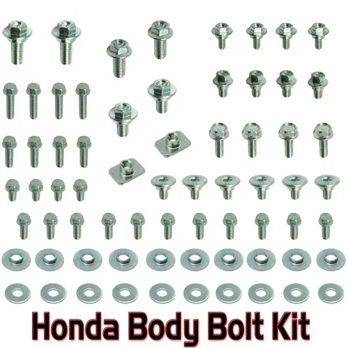 Full Body Bolt Kit Honda seat CR80 CR85 CR125 CR250 CR500 fenders shrouds