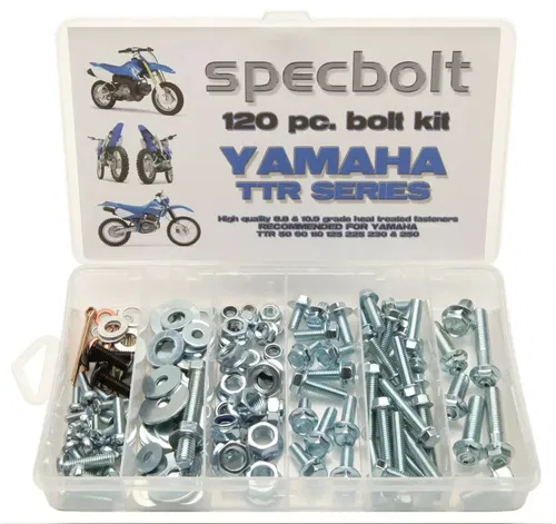 120pc Bolt Kit Yamaha TTR50 TTR80 TTR90 TTR110 TTR125 TTR225 TTR230 TTR250