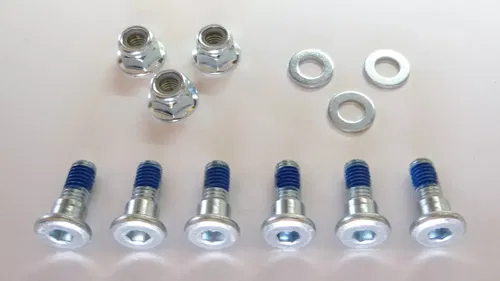 91-92 TRX250X and 93-09 TRX300EX TRX300X Front Brake Rotor bolt and Rear Nut Kit