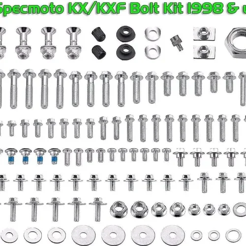  Kawasaki Hardware Bolt Kit For KX / KXF Model Series Dirt Bike (1996 - Current)
