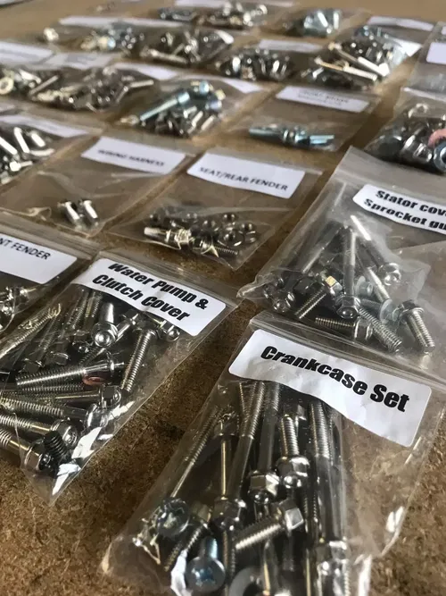 1989 Fourtrax Nickel Wurks Restoration Bolt kit Honda TRX250R Engine Suspension