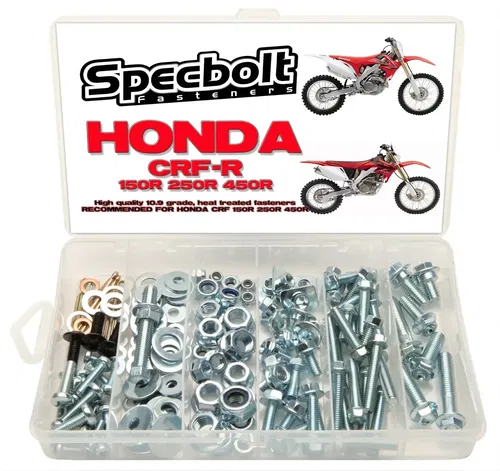 HONDA CRF150R CRF250R CRF450R BOLT KIT SPECBOLT 120pc