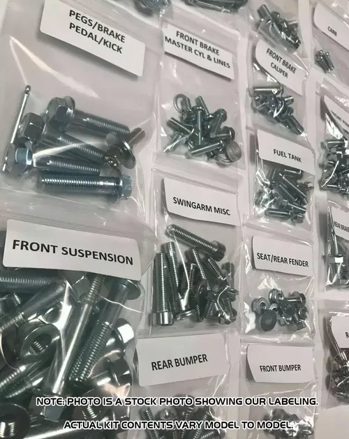 Honda 200X 1983-1985 Restoration Bolt Kit - Engine, Body, Frame, Forks Fasteners
