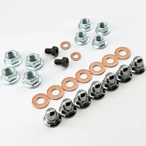 ZINC YZ125 YZ250 2 STROKE TOP END ENGINE CYLINDER & HEAD CAP ACORN FLANGE NUTS