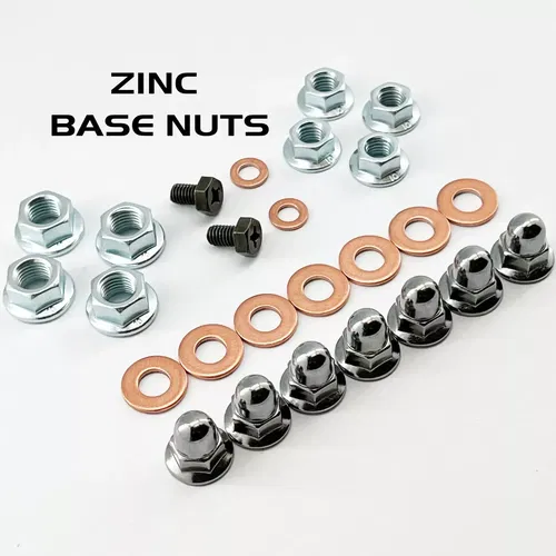 ZINC YZ125 YZ250 2 STROKE TOP END ENGINE CYLINDER & HEAD CAP ACORN FLANGE NUTS