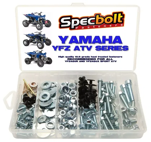 YAMAHA ATV Bolt Kit YFZ450 YFZ 450 SPECBOLT fasteners plastic body engine