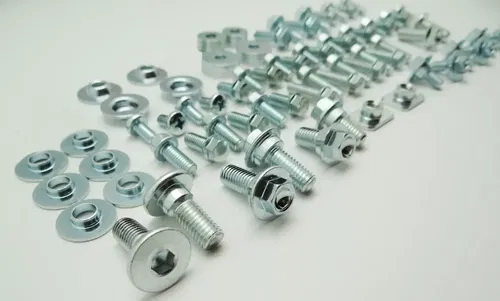 KXF 250 450 KAWASAKI FULL PLASTICS BODY BOLT KIT FENDER RADIATOR SHROUDS