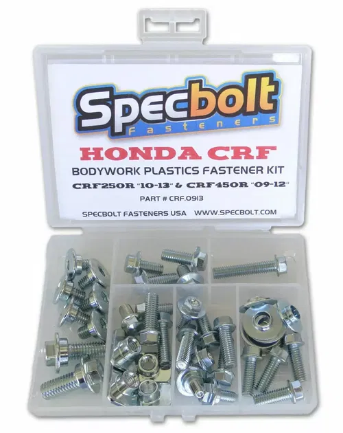 Honda CRF Bodywork Plastics Bolt Kit CRF250 10-13 CRF450 09-12 CRF250R CRF450R