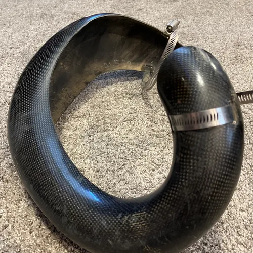 Carbon Fiber Pipe Guard - GasGas 250