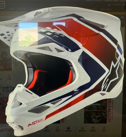 Alpinestars Helmets - Size M Supertech SM10