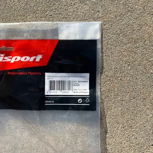 Polisport Black Honda Side Panle Number Plates