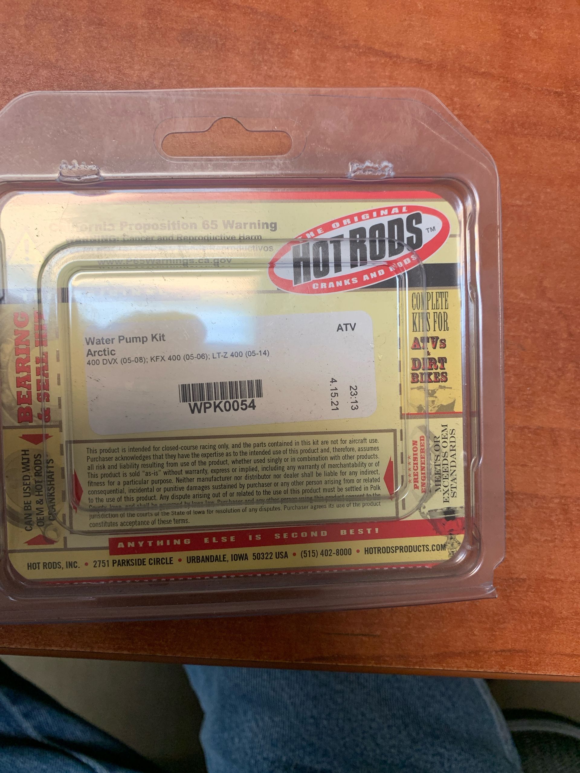 Suzuki LTZ400 Water Pump Repair Kit