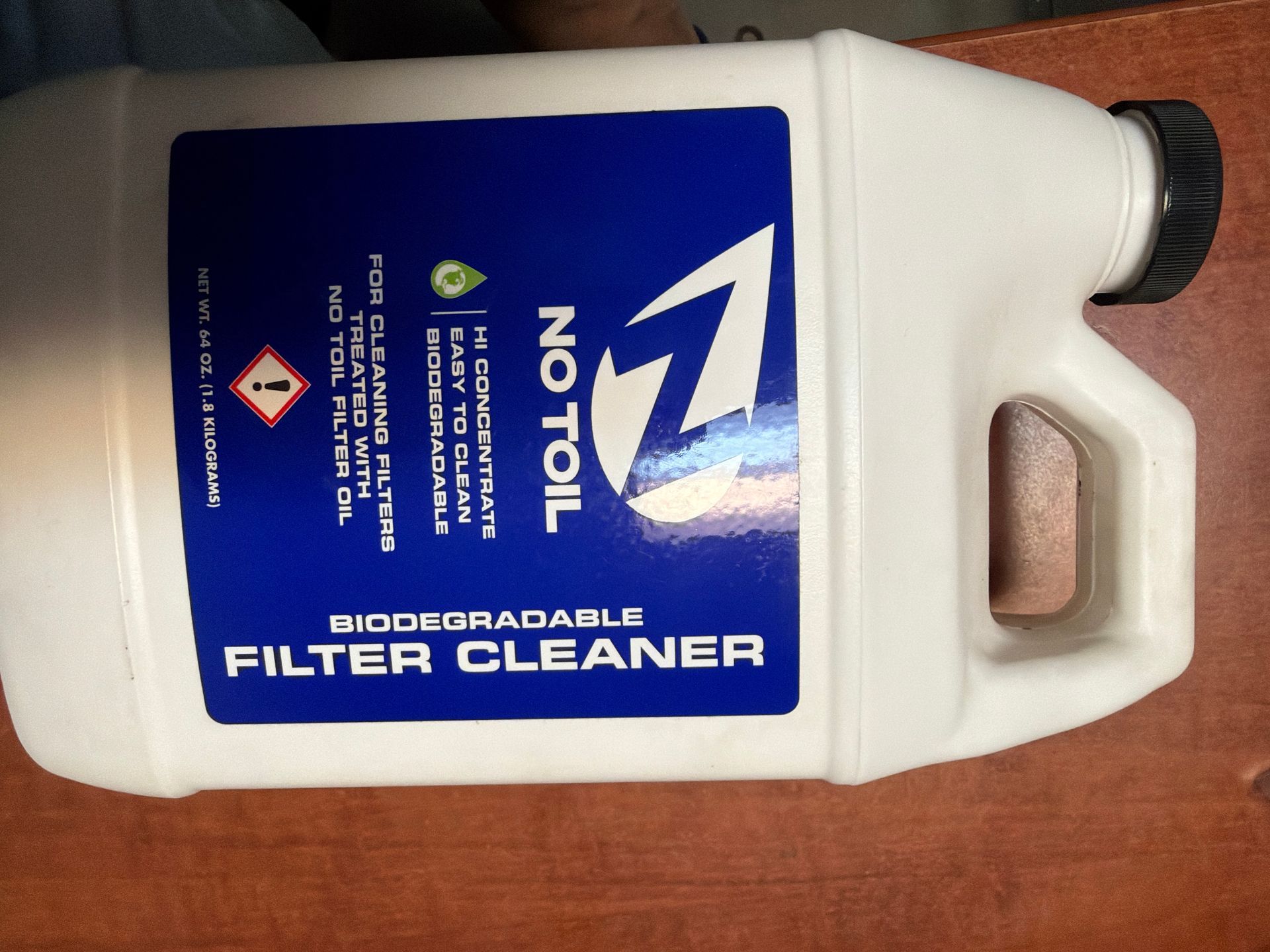 No Toil Half Gallon Air Filter Cleaner