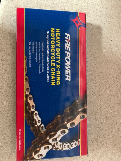 Fire Power 520 X-Ring Gold Chain 120 Length