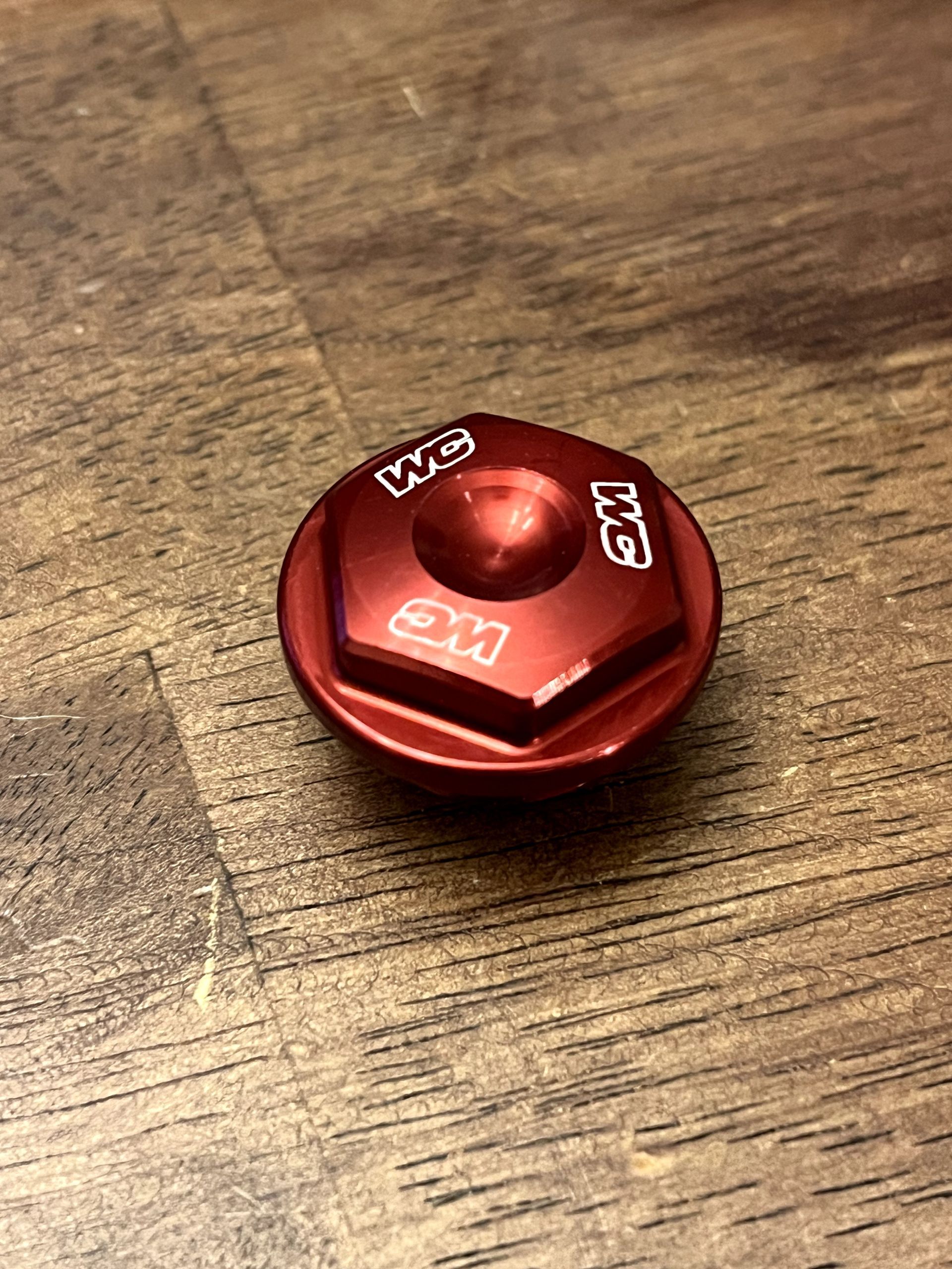 NEW Works Connection Rear Billet Brake Cover - KTM/GAS/HUS - RED - 21-765