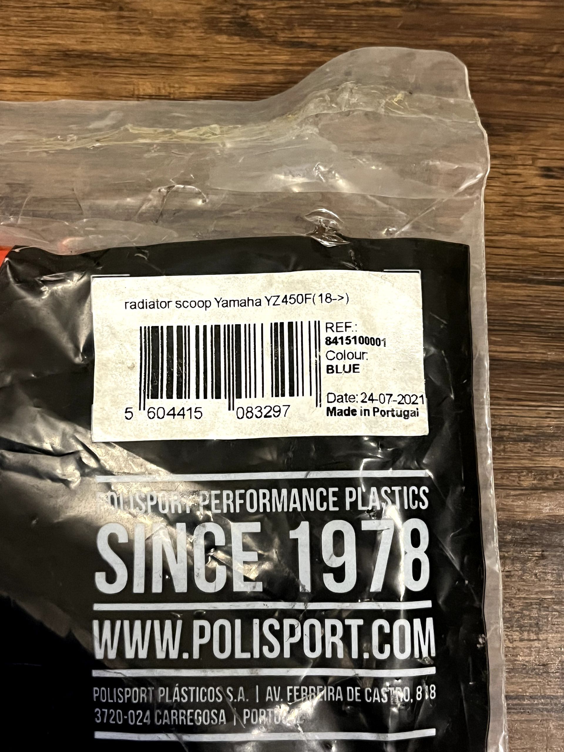 NEW YZ250F YZ450F Polisport Radiator Shroud Set - Blue - 8415100001